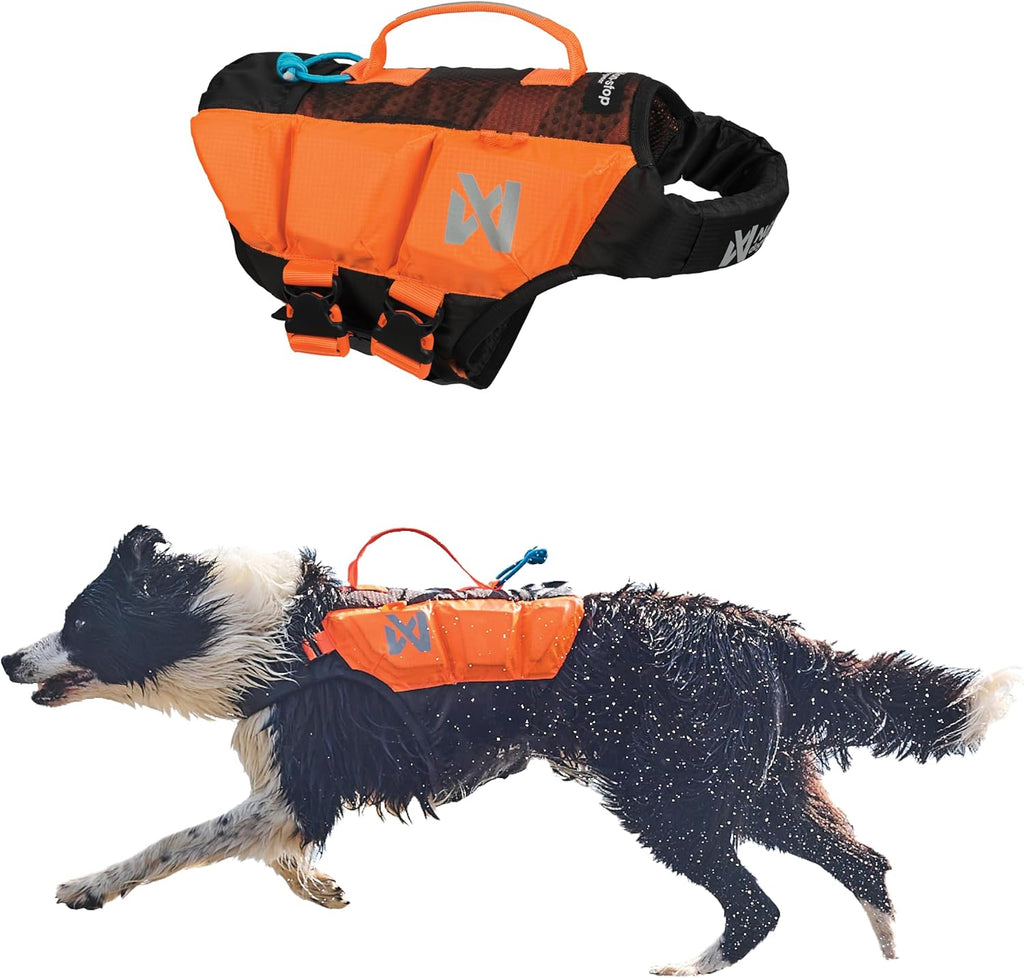 Non-stop dogwear Protector Life Jacket, Innovative Dog Life Jacket, Breathable Dog Swimming Vest with Ergonomic Design f