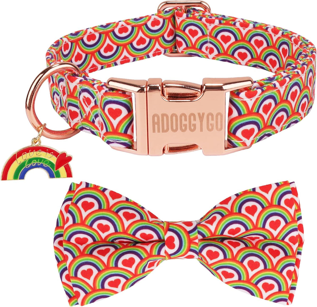 Fall Thanksgiving Dog Collar, Pumpkin Dog Bow Tie Collar, Small