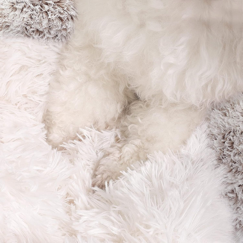 NOYAL Hooded Donut Bed, Calming Cave for Cats & Small Dogs
