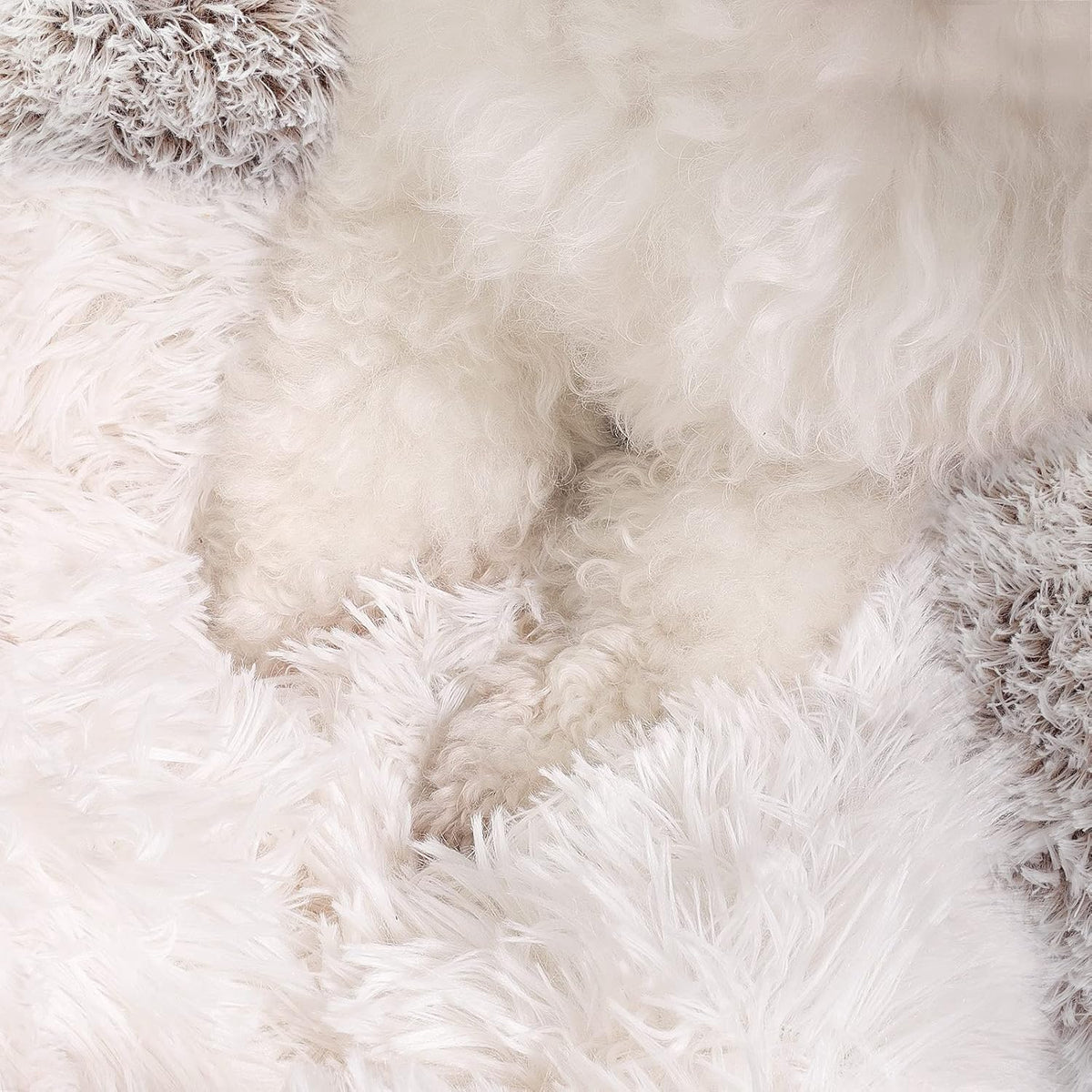 NOYAL Hooded Donut Bed, Calming Cave for Cats & Small Dogs
