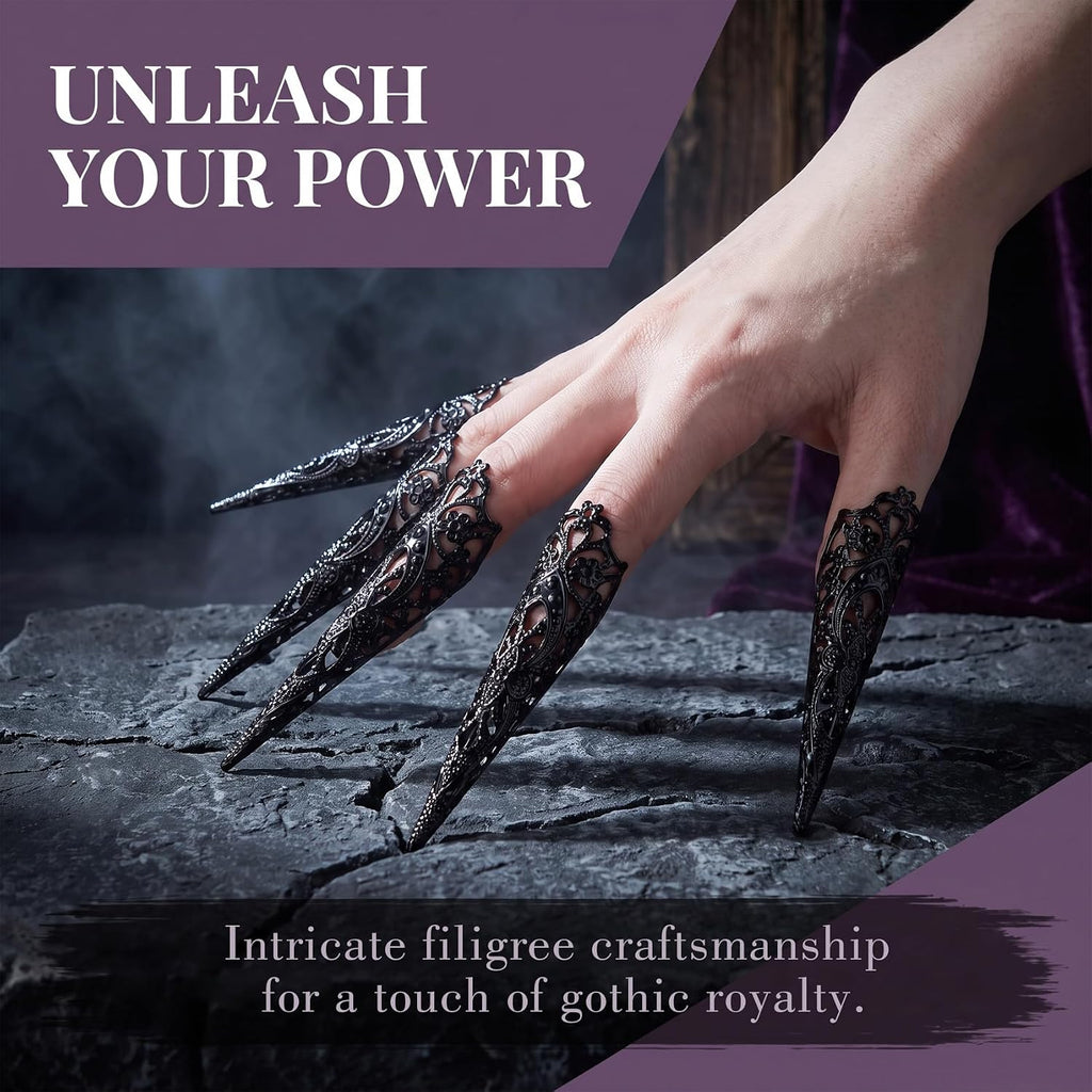 ANCIRS Finger Nail Tip Claw Rings