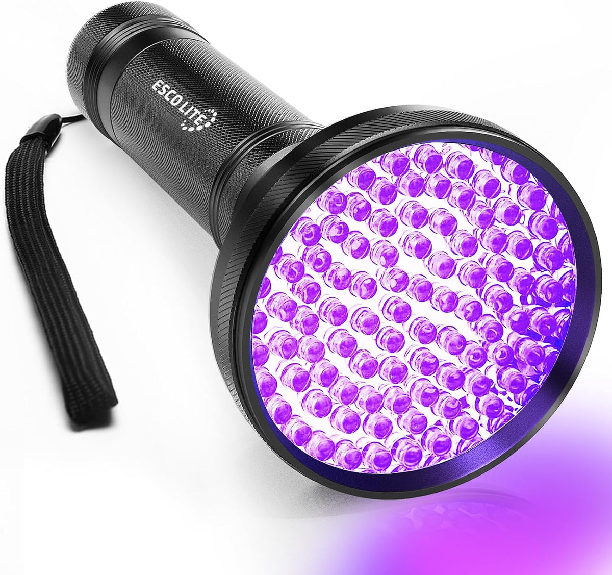 Black Light UV Flashlight, 100 LED Black Light for Pet Urine Detection,Ultraviolet Flashlights for Dog Urine, Scorpions,