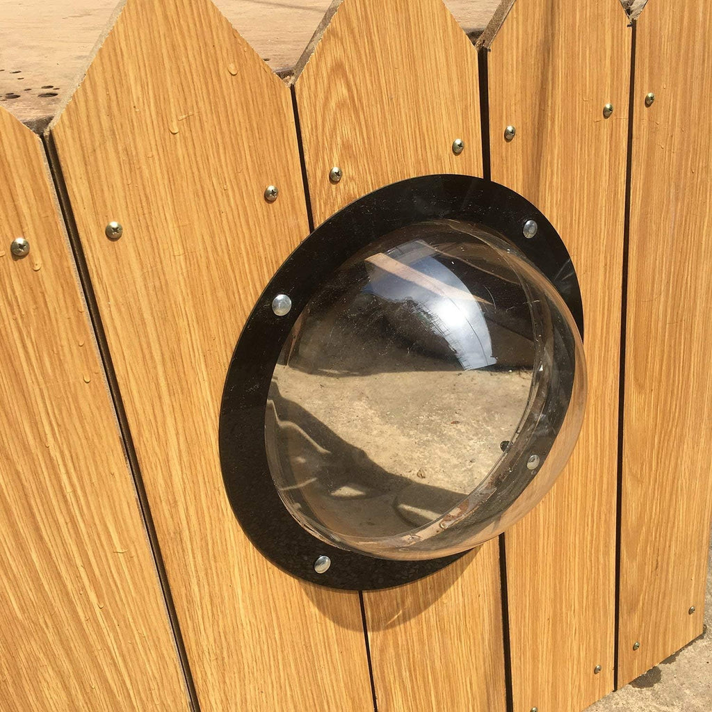 Dog Fence Window Clear View Dome Pet Peek Window