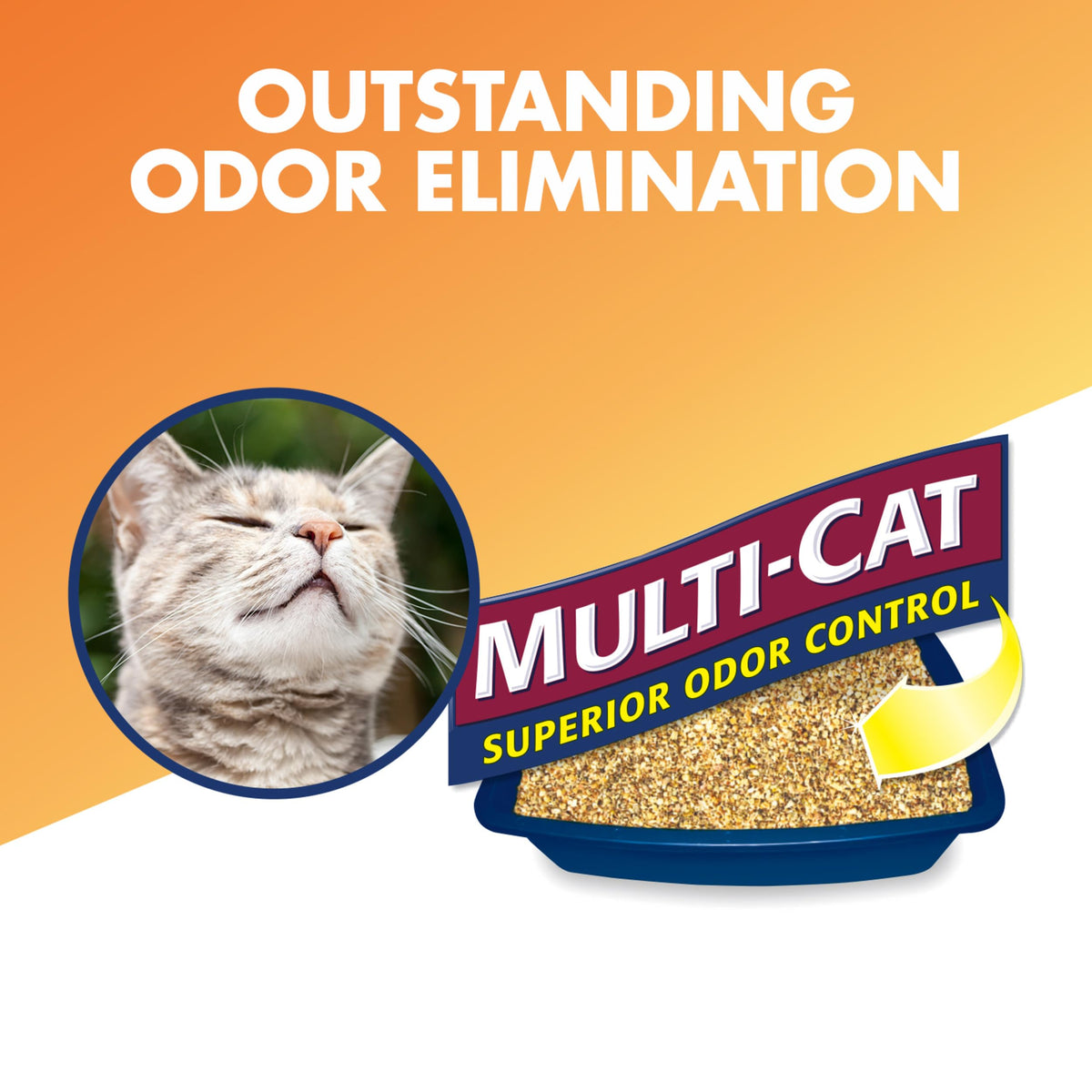 ARM & HAMMER Naturals Clumping Cat, Litter Odor Control, Multi Cat Litter, 18 lb. Bag
