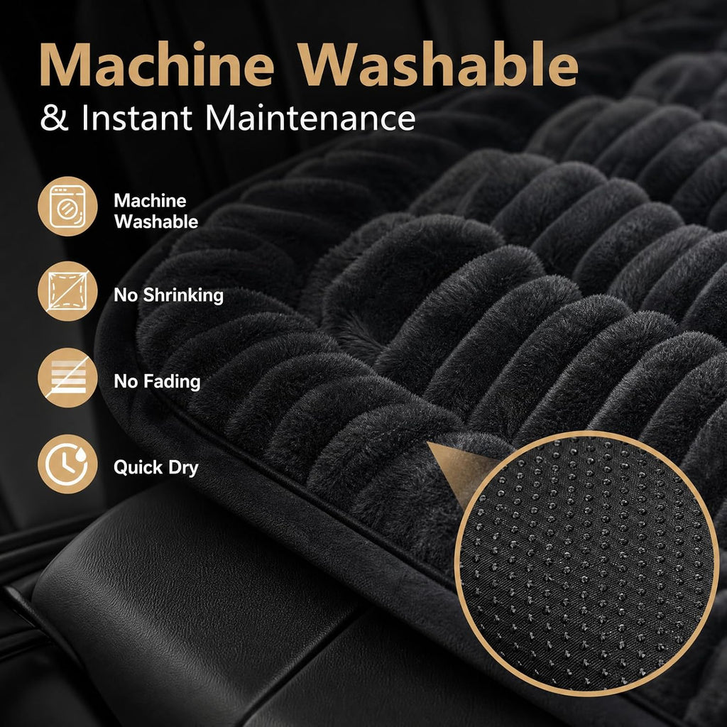 54"x25" Soft Dog Seat Cover Backseat Bed Mat Non-Slip Waterproof (Grey)