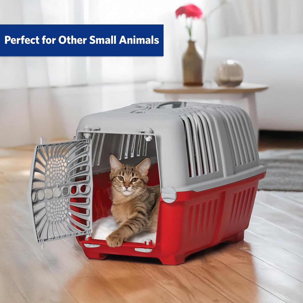 Spree by Midwest 19-Inch Travel Carrier, Red, Fits Pets up to 10 lbs
