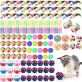 Shappy 150 Pcs Cat Toys Bulk Pack, Christmas Indoor Cats Gifts, Classic