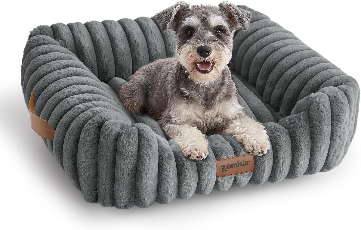 Orthopedic Large Cat Bed with Removable Washable Cover, 25x21''