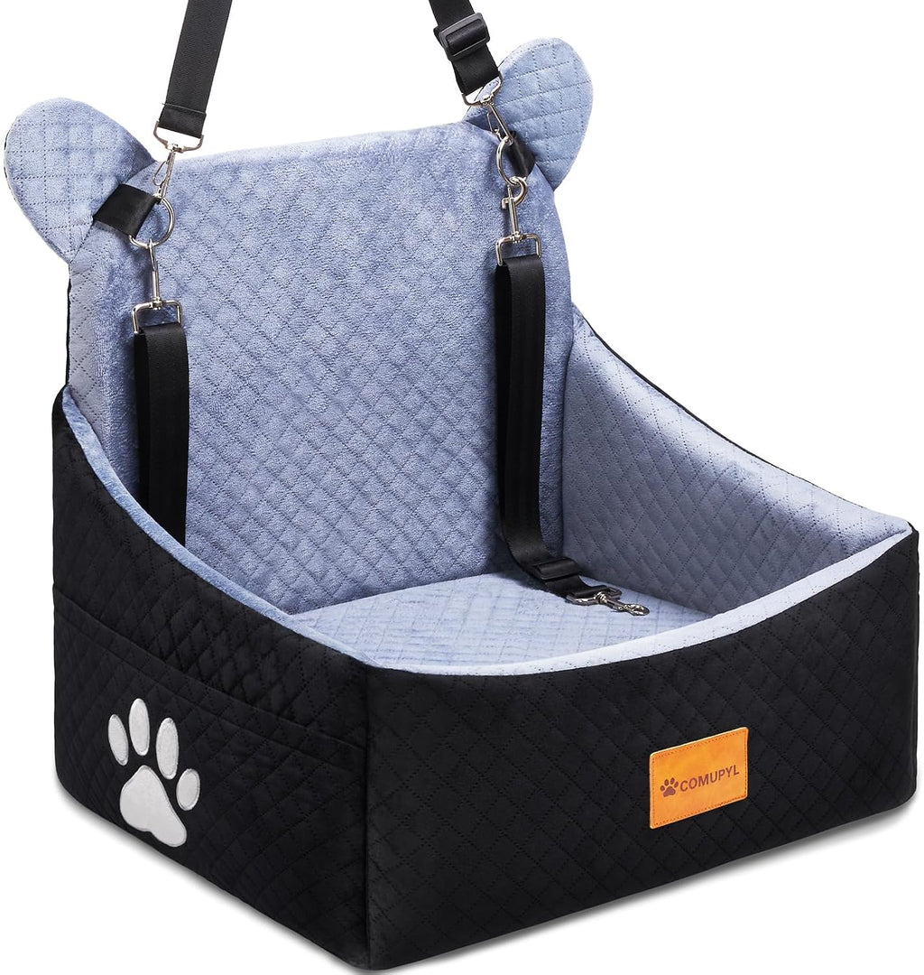 Dog Car Seats for Small /Medium Dogs up to 33lbs(Grey Black).