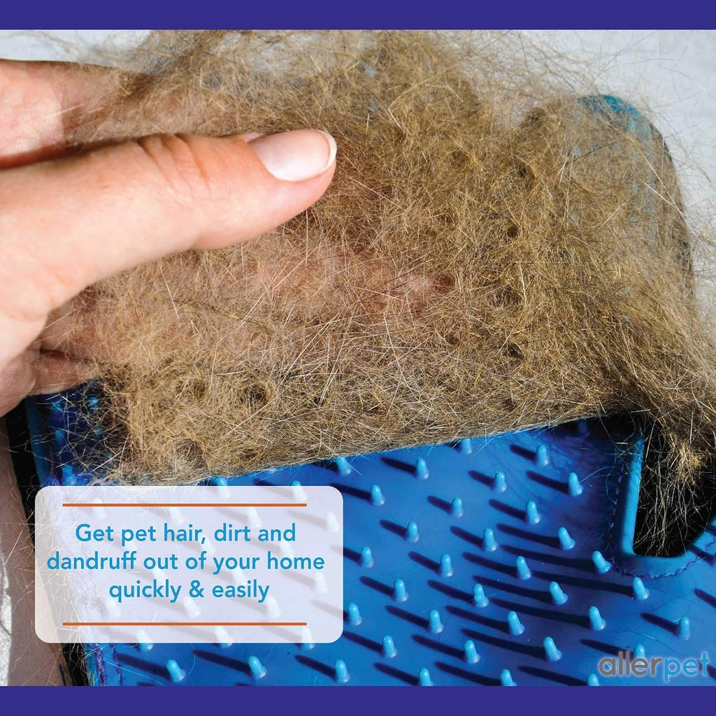 Allerpet Cat Dander Remover w/Free Pair of Grooming Gloves & Mitt (12oz)