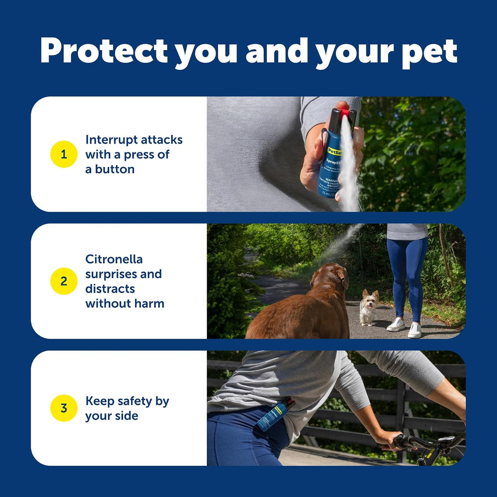PetSafe SprayShield Animal Deterrent Spray with Clip, 2.1 oz