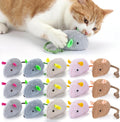 NAHSHON 15PCS Cat Mouse Toys Prefilled Catnip Toys