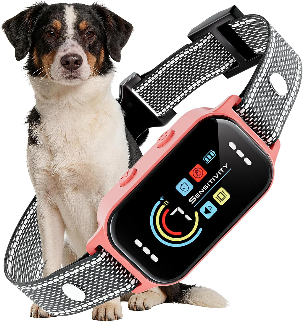 Dog Bark Collar 2 Pack, Auto Anti Barking Collar for Large Medium Small Dogs 11-120lbs, 7 Sensitivity Levels, 5 Safe Tra