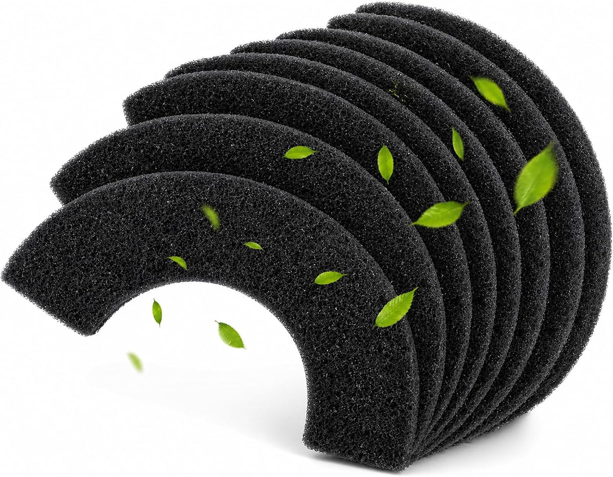 8 Pack 0.5" Thickened Activated Carbon Filters Compatible with LR 4