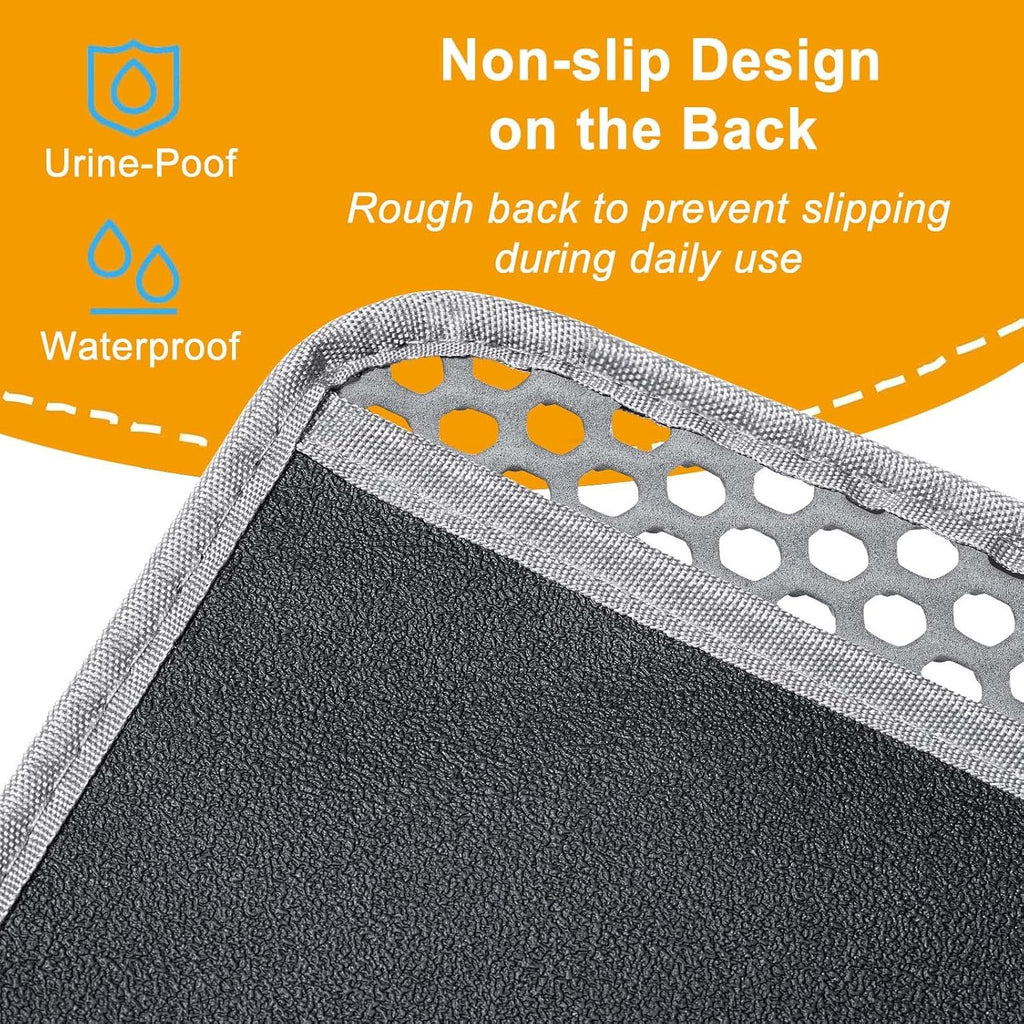 Cat Litter Mats-Extra Large 47''x36'' Litter Trapping Mat for Cat-XXL Litter box Matt for Floor-2 Layer Catcher Rug for 
