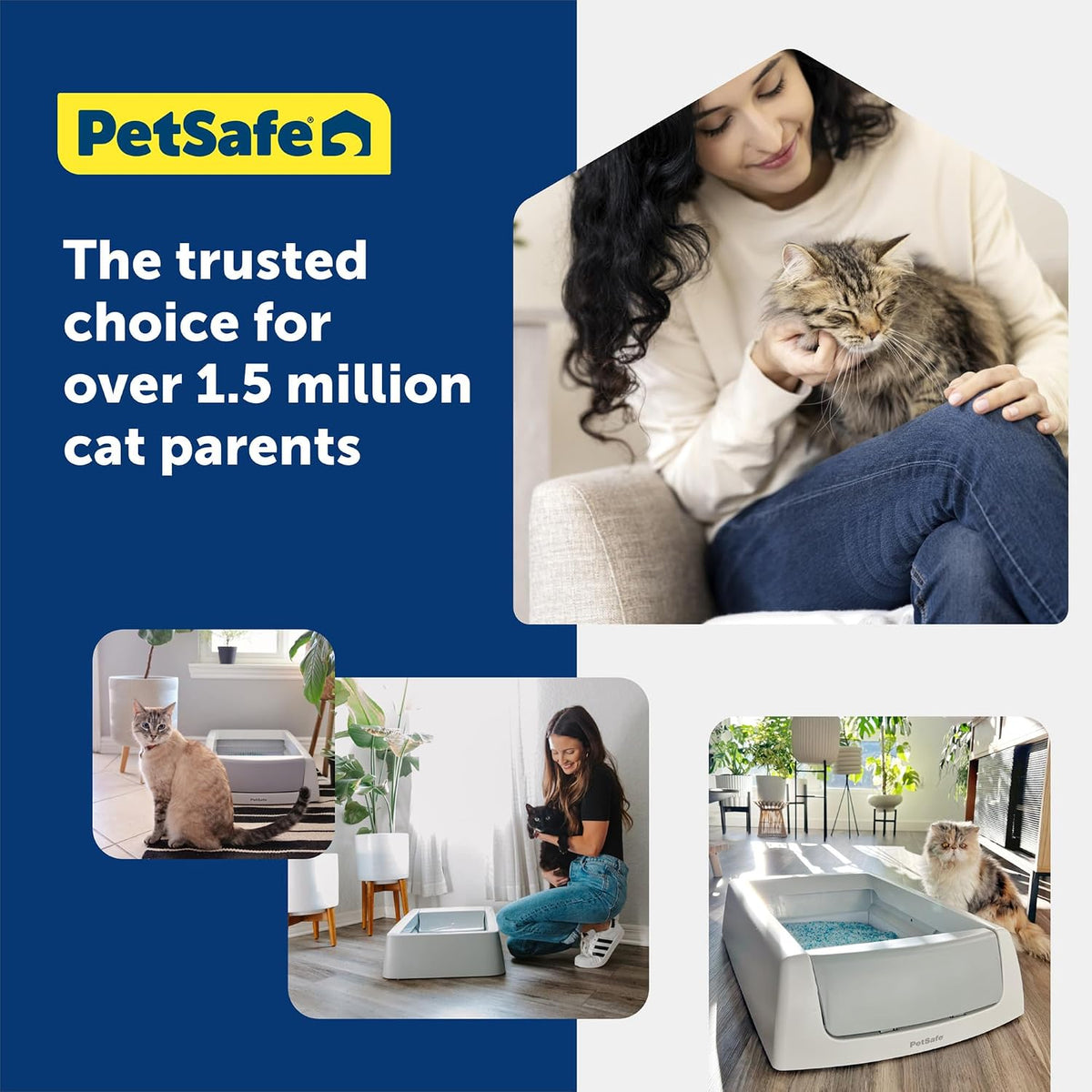 PetSafe ScoopFree Disposable Crystal Cat Litter Tray, Fresh Scent, 6-Pack