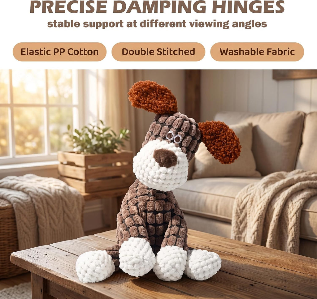 2026 New Dog Toys, Plush Dog Toy with Squeaker, Soft Stuffed Chew Toy for Dogs, Reinforced Stitching Interactive Puppy T