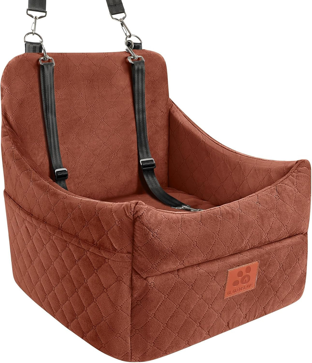 Dog Car Seat for Small/Medium Dogs, Dog Booster Car Seats with Thick Cushion for Dogs Under 35lbs, Detachable Washable P