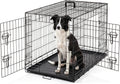 DUMOS 36 Inch Dog Crate, Puppy Small Medium Foldable Dog Cage Pet Kennel