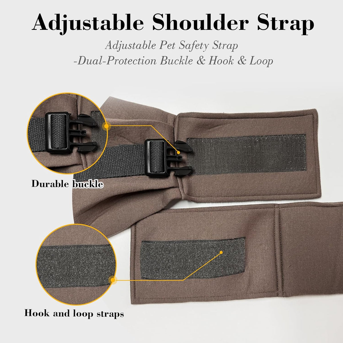 Dog Sling Carrier for Small Dogs up to 15 lbs, Hands-Free, Size L