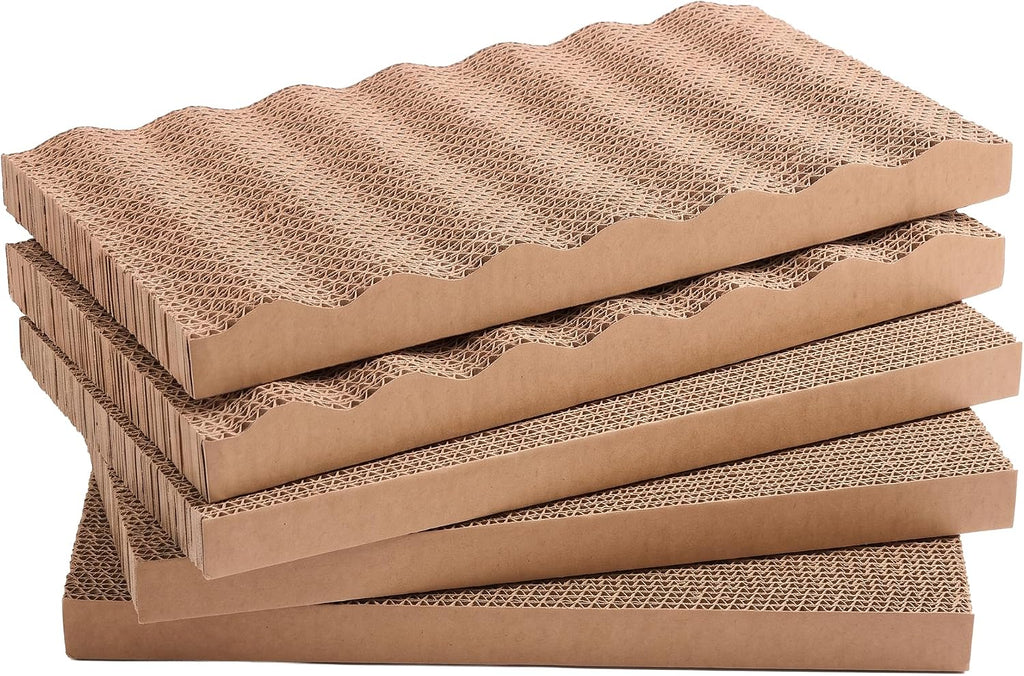 L Shape Cat Scratcher, 26.8 Inch Cat Scratchers for Indoor Cats
