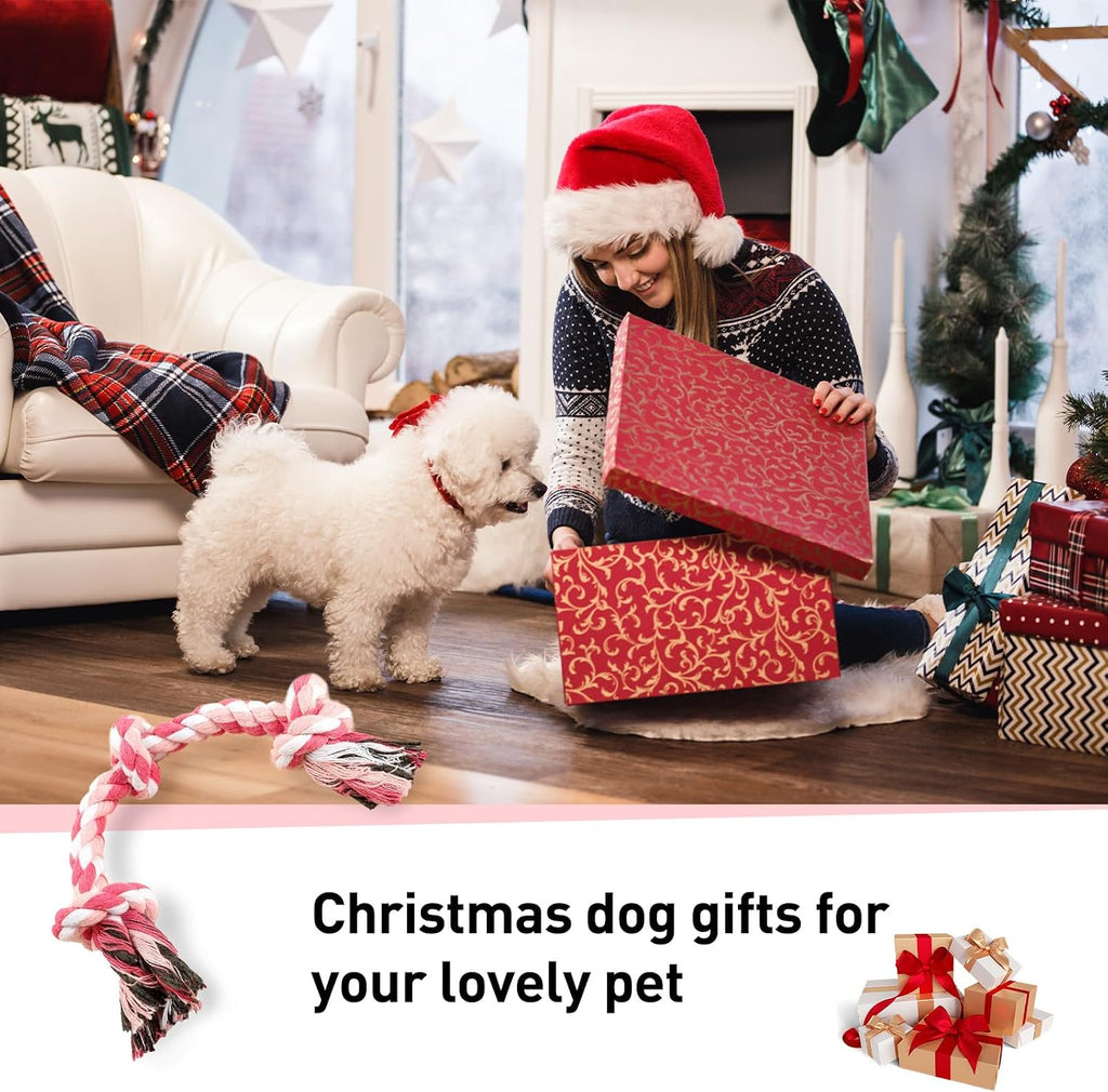 SZEE Dog Rope Toy 2-Pack, Rope Toys for Dogs, Suitable for Small Breeds