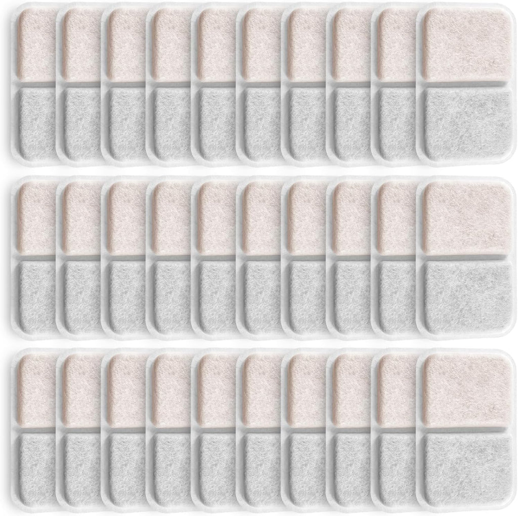 30PCS Cat Litter Box Filters Compatible with Catit Jumbo/Regular/Smartsift