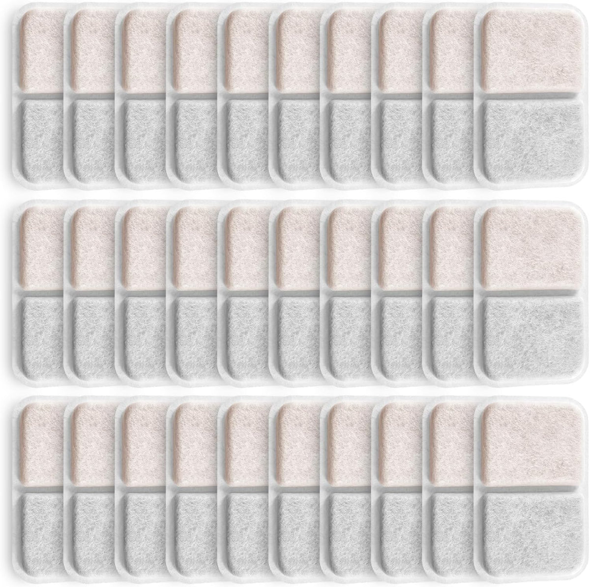 30PCS Cat Litter Box Filters Compatible with Catit Jumbo/Regular/Smartsift