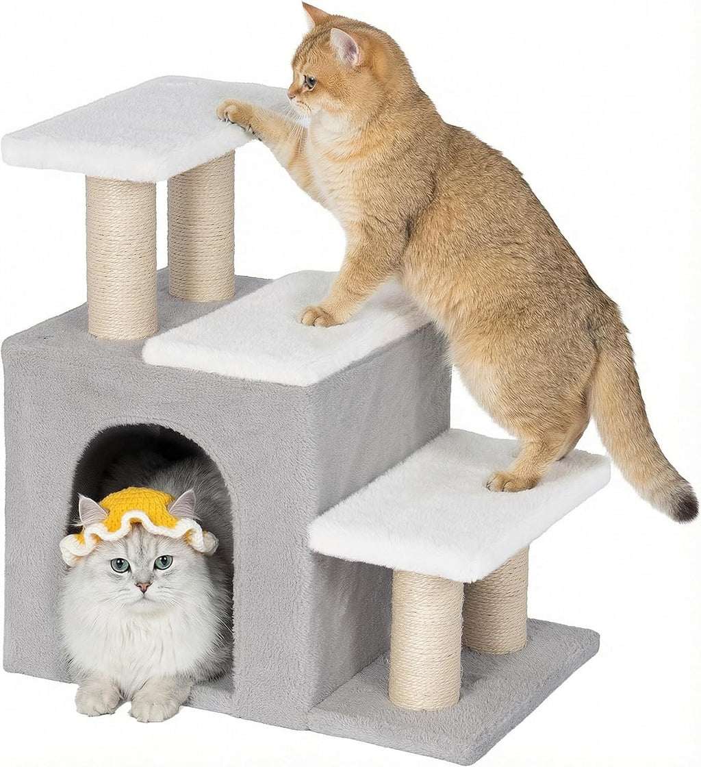 3-in-1 Pet Stairs for Cats, Dog Steps for Small Doggie Rabbits