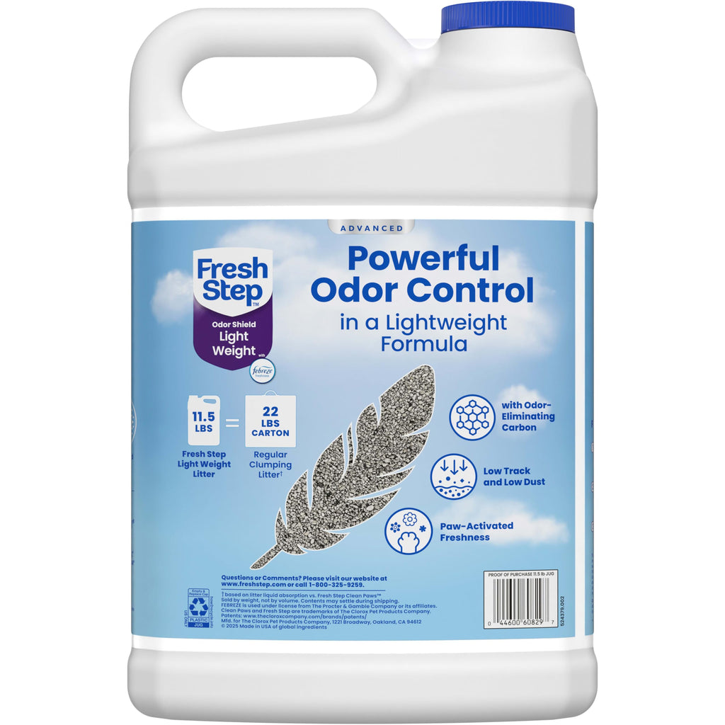 Fresh Step Advanced Odor Shield Light Weight Clumping Litter, 11.5 lb., 2Pk