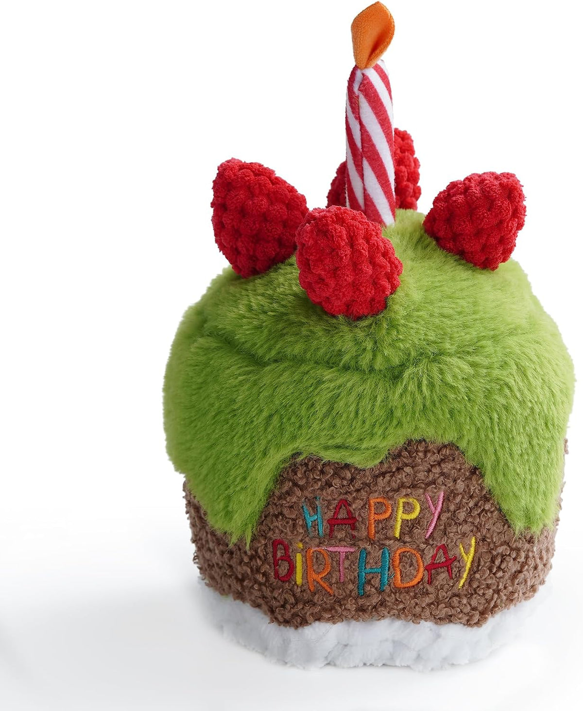 Fuzzwoof Dog Birthday Cake, Interactive Singing & Dancing Dog Birthday Toy with Birthday Song, Plush Musical Puppy Toy f