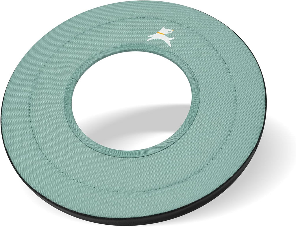 OllyDog Super Flyer Dog Flying Disc – Floating Fetch Toy for Water Play, Soft Eco-Friendly Recycled Fabric, Gentle on Te