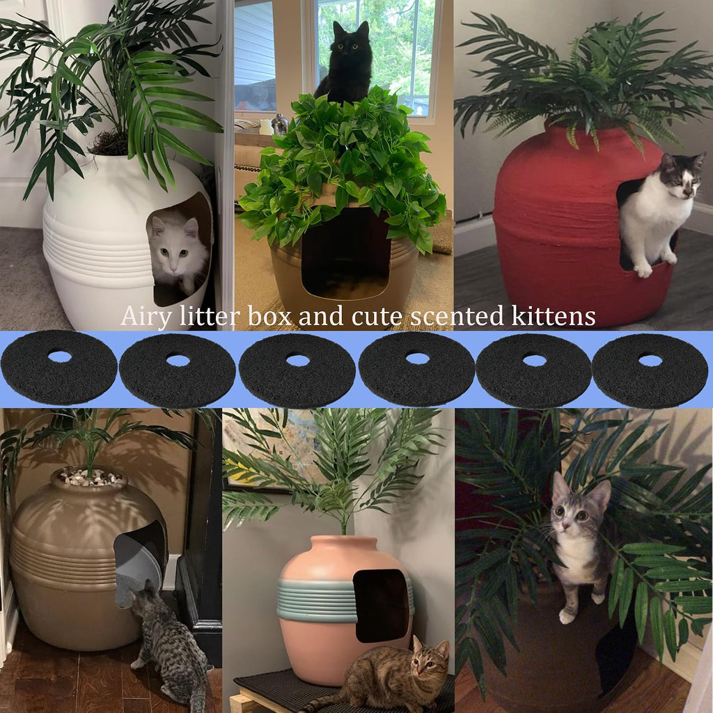 Activated Carbon Charcoal Filters for Hidden Cat Litter Box