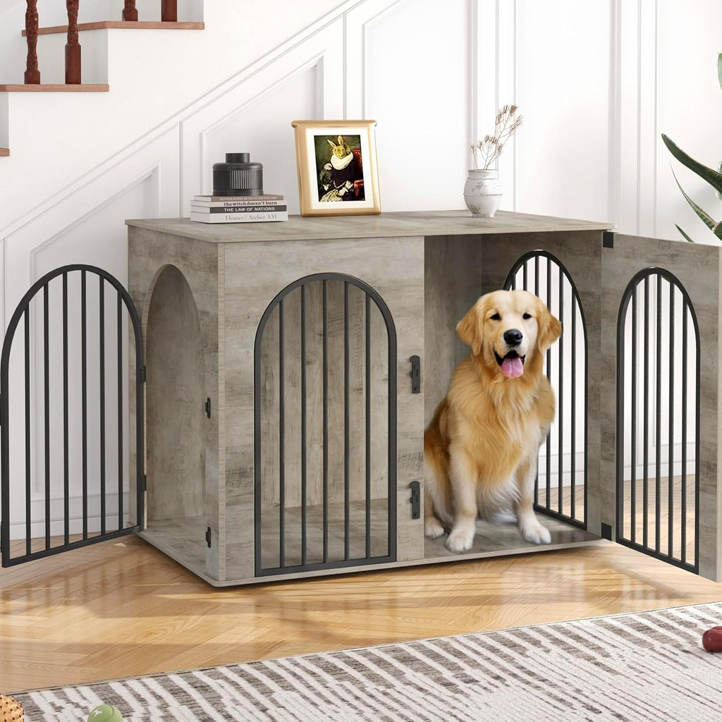 Hzuaneri 31.5 in Dog Crate Furniture,Dog Kennel Indoor for Small/Medium Dog