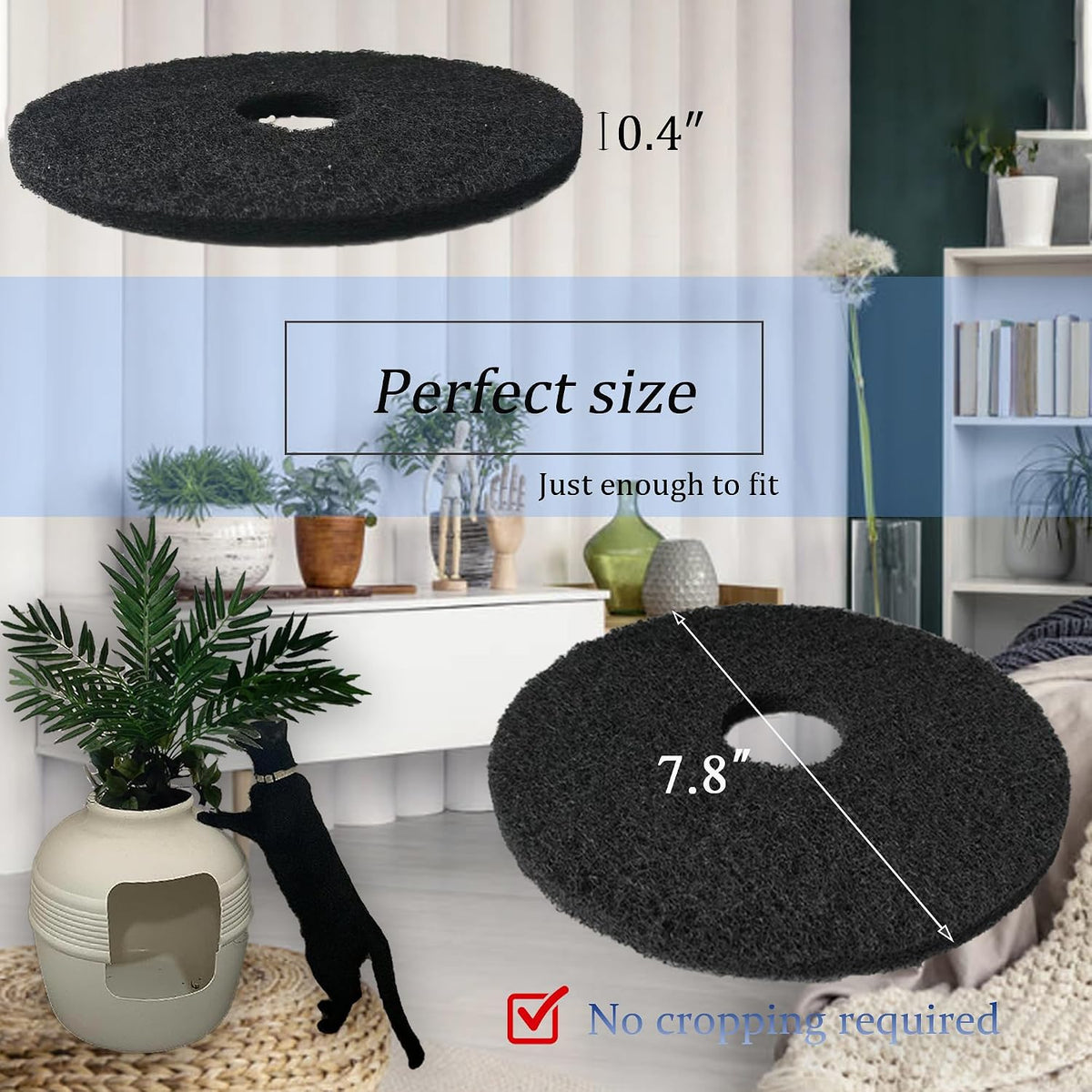 Activated Carbon Charcoal Filters for Hidden Cat Litter Box