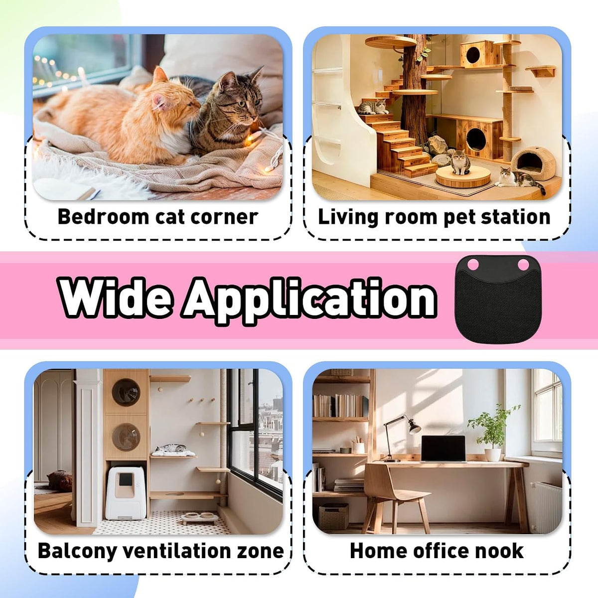 Cat Litter Mat Compatible with Self‑Cleaning Cat Litter Box