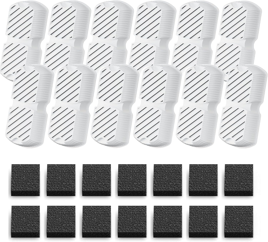 GROOKPET Pet Fountain Filter Replacement: 12 Dog Water Fountain Filters