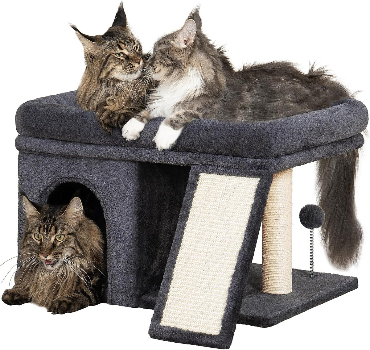 Cat Tree for Large Cats, 20x16.5 Perch Bed for Adult Senior Cats