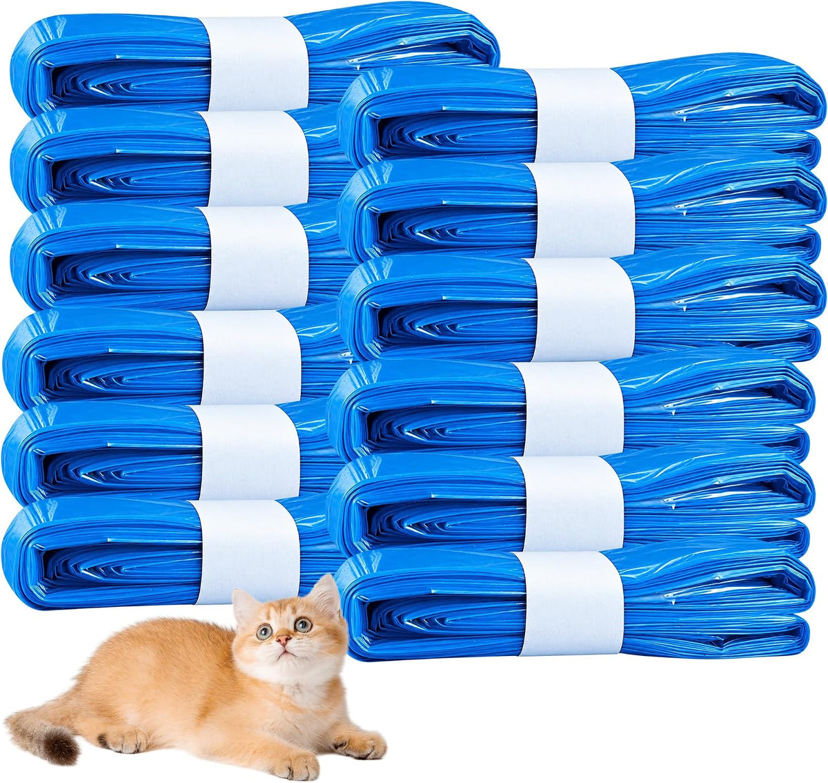 12 Pack Cat Litter Refill Bags Fit for Litter Genie Standard, Plus, XL Pail