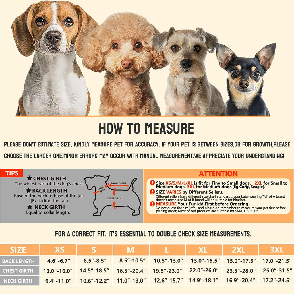 Dog Raincoat Small Dog Rain Jacket Waterproof Pet Rain Suit Double-Layered Poncho for Puppy Small Dogs Hooded Warm Linin