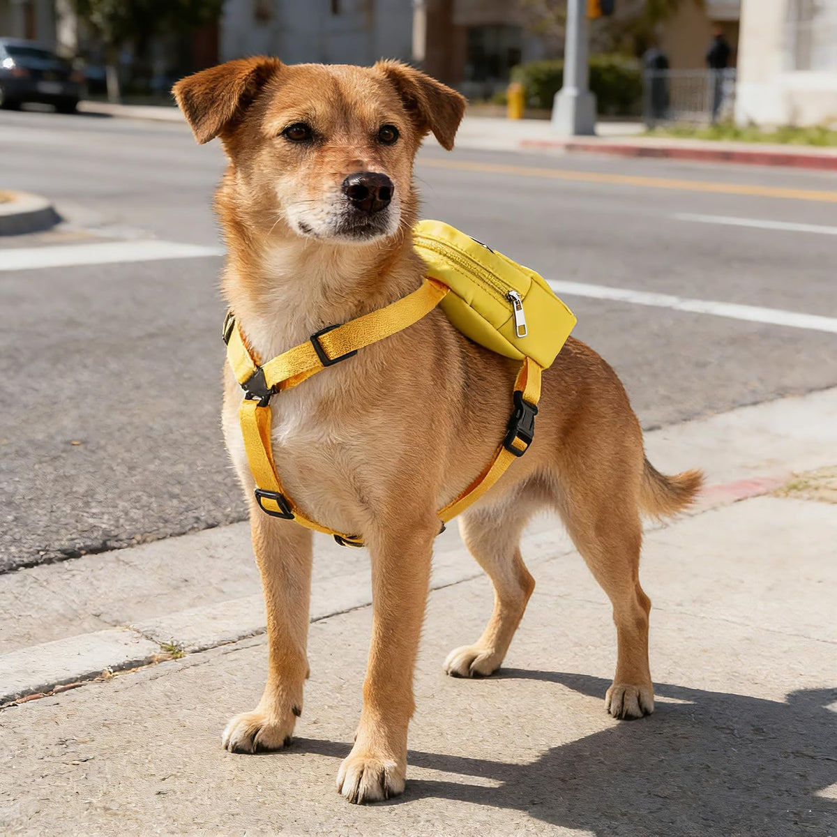 Pet Dog Cat Dog Backpack I Am Deaf I Hear with My Heart Dog Travel Bag Scarf Special Needs Dog (Hear with My Heart)