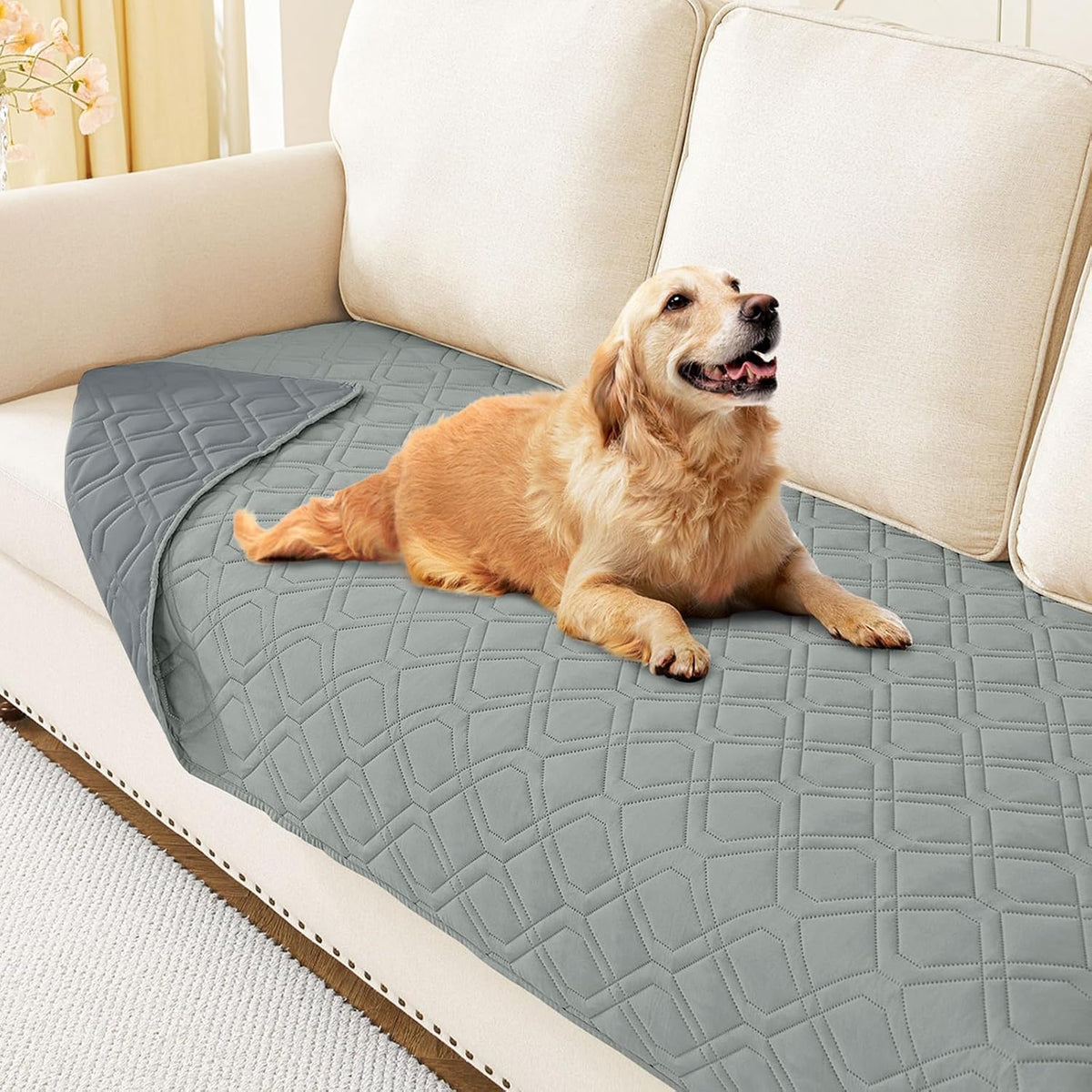 Waterproof Dog Bed Blanket - Soft Pet Blanket & Sofa Cover for Dogs