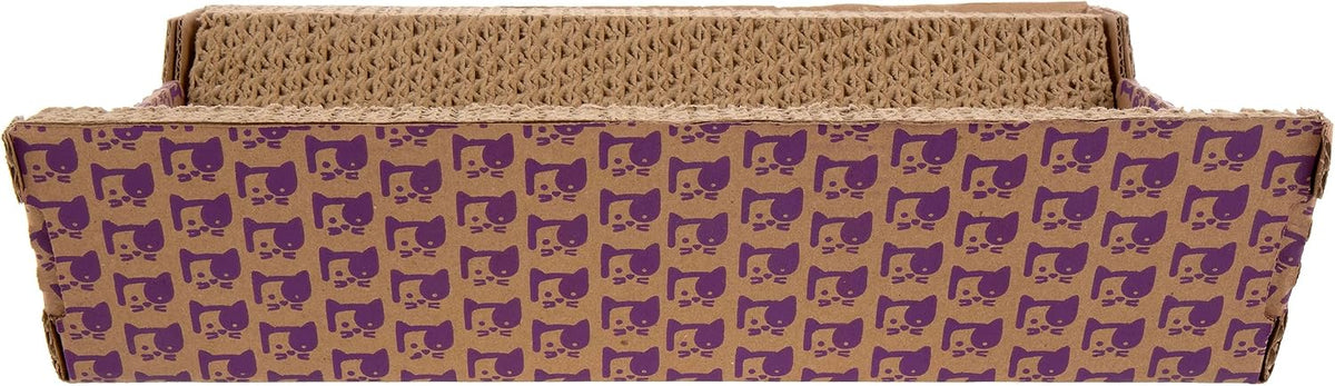 SmartyKat Super Scratcher Chaise Corrugated Cat Scratcher, Catnip Infusion Technology - Brown, One Size