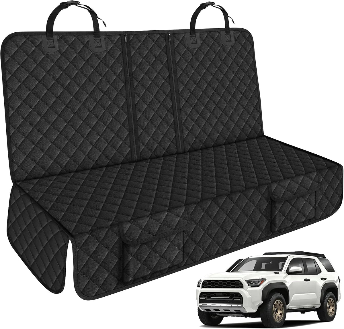 Dog Car Back Seat Cover Protector for Toyota 4Runner Highlander 2027-2000