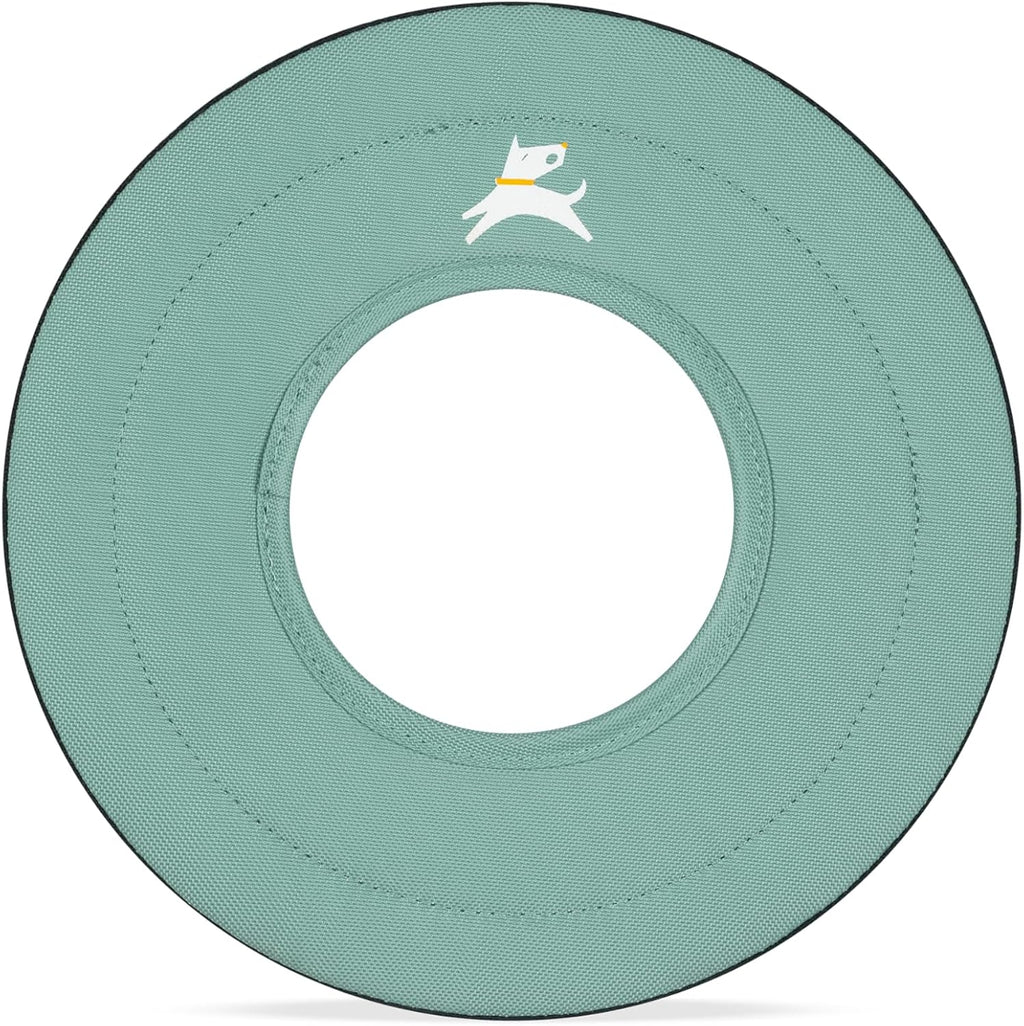 OllyDog Super Flyer Dog Flying Disc – Floating Fetch Toy for Water Play, Soft Eco-Friendly Recycled Fabric, Gentle on Te