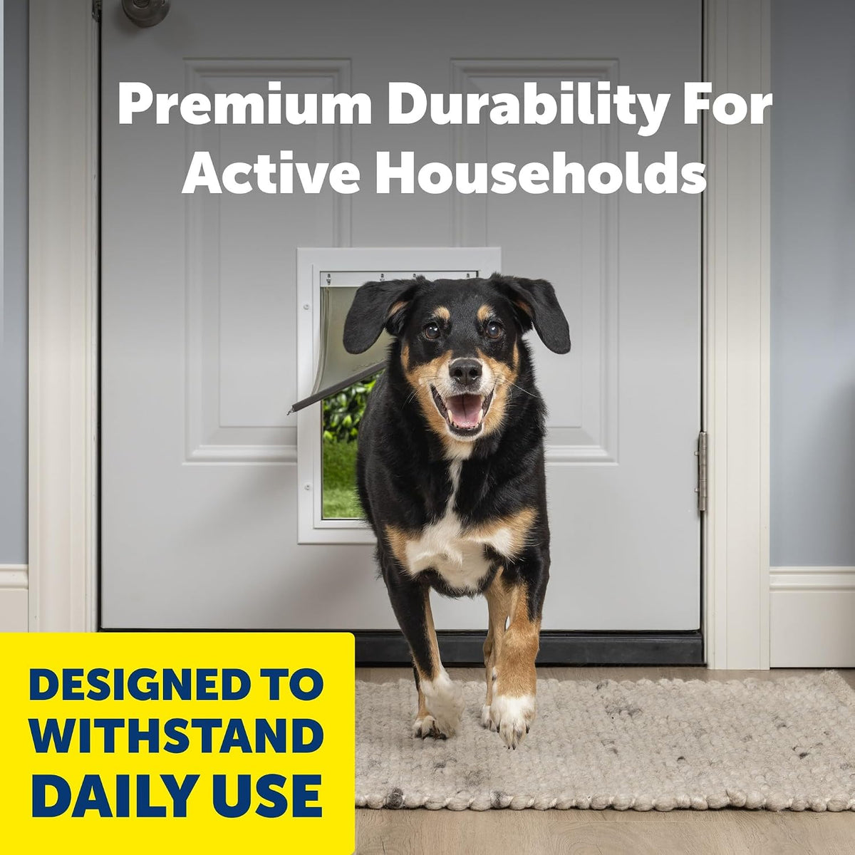 PetSafe Freedom Aluminum Pet Door Medium, White