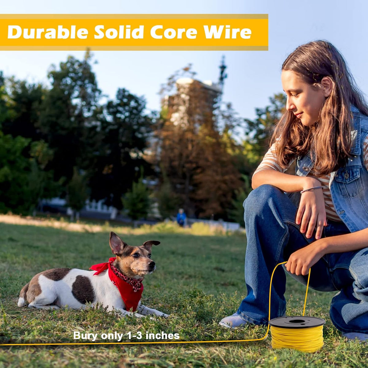 Underground Dog Fence Boundary Wire, Compatible for Pet System Wireless