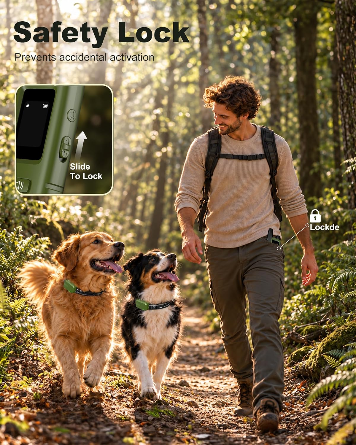 Shock Collar for 2 Dogs, 4500FT Training Collar with Remote for 10-120lbs