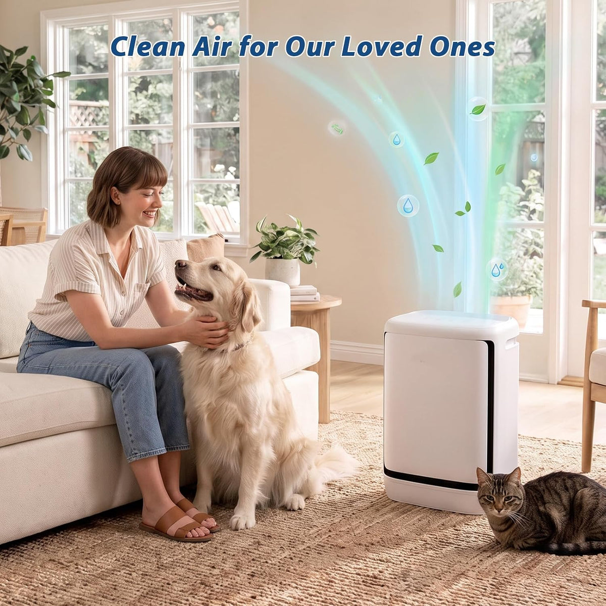 2 Pack Vital Pet Pro Replacement Filter for LEVOIT Smart Pet Air Purifier