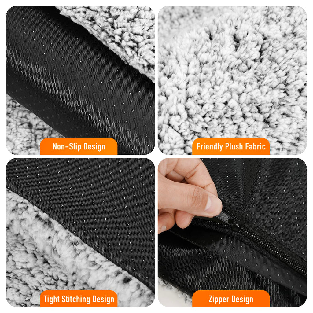 Self Warming Cat Bed, 2.0 Upgraded Thermal Mat for Indoor Cats, 15 x 19 In